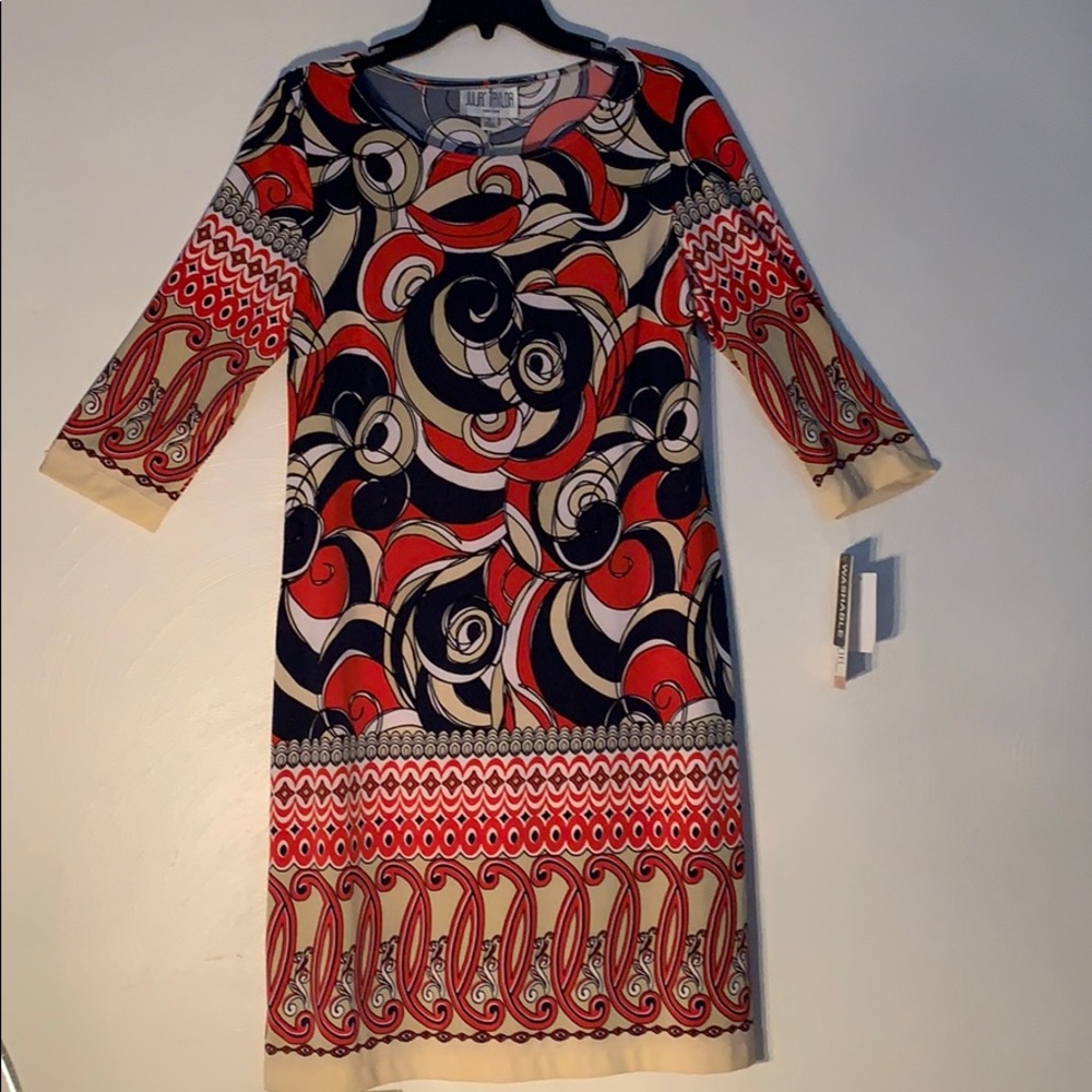Navy/Orange Dress